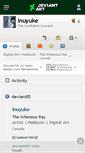 Mobile Screenshot of inuyuke.deviantart.com