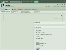 Tablet Screenshot of inuyuke.deviantart.com