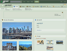 Tablet Screenshot of mit19237.deviantart.com