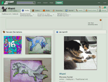 Tablet Screenshot of nhami.deviantart.com