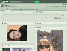 Tablet Screenshot of inject.deviantart.com