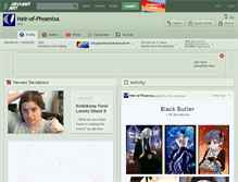 Tablet Screenshot of heir-of-phoenixa.deviantart.com