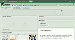 Desktop Screenshot of creamchao.deviantart.com