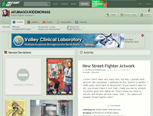 Tablet Screenshot of akumagoukidemon666.deviantart.com