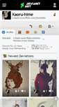 Mobile Screenshot of kaoru-hime.deviantart.com