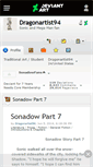Mobile Screenshot of dragonartist94.deviantart.com