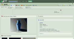 Desktop Screenshot of grettir.deviantart.com