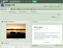 Tablet Screenshot of fallingskywardz.deviantart.com