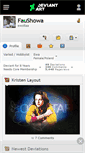 Mobile Screenshot of faushowa.deviantart.com