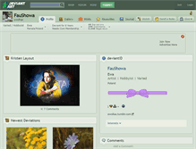 Tablet Screenshot of faushowa.deviantart.com
