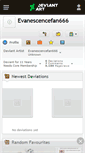 Mobile Screenshot of evanescencefan666.deviantart.com