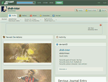Tablet Screenshot of dhdh-inter.deviantart.com