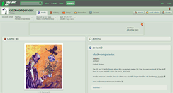 Desktop Screenshot of clockworkparadox.deviantart.com