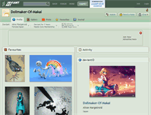 Tablet Screenshot of dollmaker-of-makai.deviantart.com