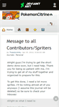 Mobile Screenshot of pokemoncitrine.deviantart.com