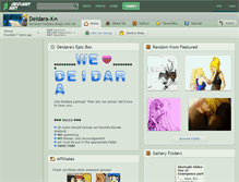 Tablet Screenshot of deidara-x.deviantart.com