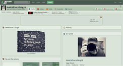 Desktop Screenshot of musiciseverything16.deviantart.com