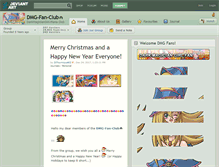 Tablet Screenshot of dmg-fan-club.deviantart.com