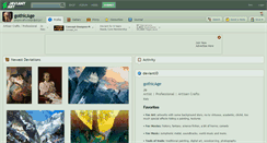 Desktop Screenshot of gothicage.deviantart.com