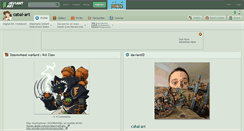 Desktop Screenshot of cabal-art.deviantart.com