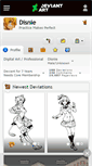 Mobile Screenshot of disnie.deviantart.com