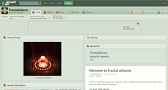 Desktop Screenshot of fractalalliance.deviantart.com