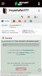 Mobile Screenshot of inuyashafan777.deviantart.com
