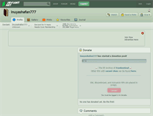 Tablet Screenshot of inuyashafan777.deviantart.com