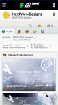 Mobile Screenshot of nextviewdesigns.deviantart.com