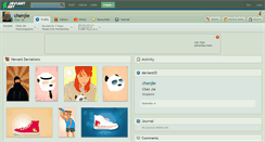 Desktop Screenshot of chenjie.deviantart.com