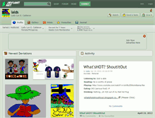 Tablet Screenshot of laids.deviantart.com