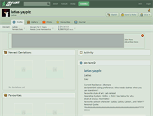 Tablet Screenshot of latias-yayplz.deviantart.com