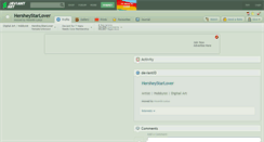 Desktop Screenshot of hersheystarlover.deviantart.com