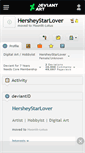Mobile Screenshot of hersheystarlover.deviantart.com