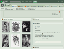 Tablet Screenshot of divino07.deviantart.com
