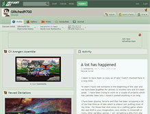 Tablet Screenshot of glitched9700.deviantart.com