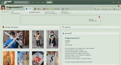 Desktop Screenshot of dragonmaster073.deviantart.com