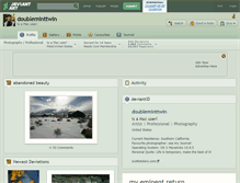 Tablet Screenshot of doubleminttwin.deviantart.com