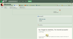 Desktop Screenshot of killerjenjen.deviantart.com