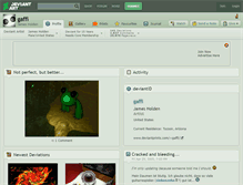 Tablet Screenshot of gaffi.deviantart.com