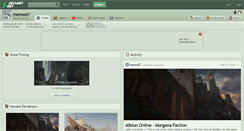 Desktop Screenshot of memod.deviantart.com
