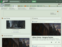 Tablet Screenshot of memod.deviantart.com