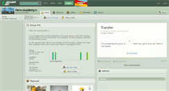 Desktop Screenshot of hero-academy.deviantart.com