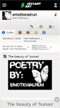 Mobile Screenshot of emotionalrun.deviantart.com