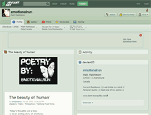 Tablet Screenshot of emotionalrun.deviantart.com