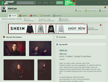 Tablet Screenshot of alenlav.deviantart.com