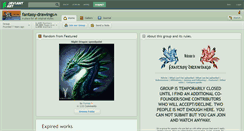 Desktop Screenshot of fantasy-drawings.deviantart.com