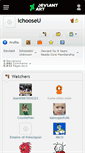 Mobile Screenshot of ichooseu.deviantart.com