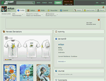Tablet Screenshot of eckyo.deviantart.com