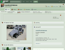 Tablet Screenshot of evandrominiaturas.deviantart.com